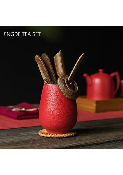 Bir Gelenek Çay Töreni Aracı Çay Tepsisi Altı Beyler Seti Abanoz Çay Sanat Süsleme Düğün Çay Seti Aksesuarları Çay Klip Çay Kaşığı (Yurt Dışından) indirimleri