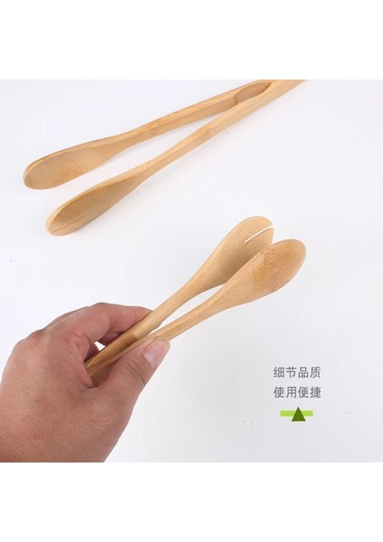 L 1 Adet 18-30 cm Küçük Bambu Yemek Maşası Barbekü Tost Makinesi Makarna Meyve Salatası Çay Klipleri Ev Mutfak Pişirme Aksesuarları (Yurt Dışından) fırsatları