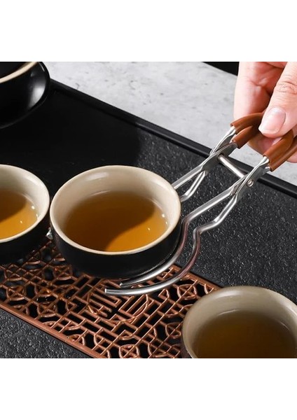 Çay Klipleri Paslanmaz Çelik Çay Bardağı Klipleri Kungfu Çay Seti Çay Demleme Aracı Haşlanma Önleyici Isıya Dayanıklı Bardak Klip Yenı Çay Yapma Aksesuarları (Yurt Dışından) fırsatları