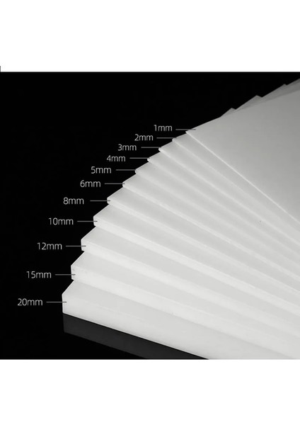 4X150X200MM 1 Adet Gıda Sınıfı Pp Kurulu Beyaz Pp Plaka Toksik Olmayan Polipropilen Plastik Levha Kesme Tahtası Domuz Masa Dıy Ev Kesme Bloğu (Yurt Dışından)