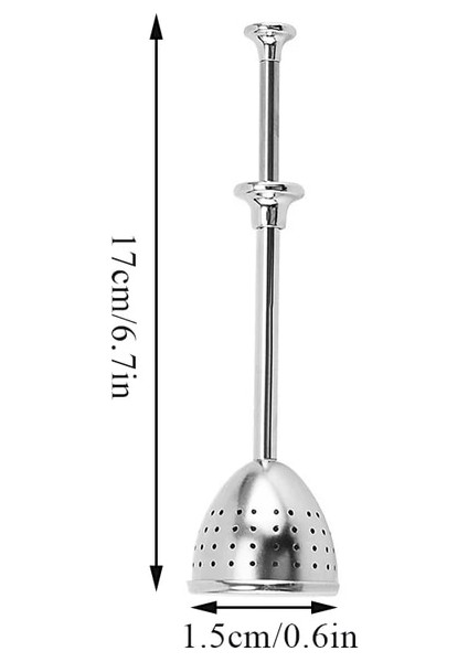 Gümüş Çay Filtresi Paslanmaz Çelik Çay Filtresi Konik Çay Filtresi Teleskopik Çay Filtresi Çay Seti Pas Gibi Dayanıklı Geometrik Geri Çekilebilir (Yurt Dışından)