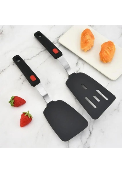 Kare Spatula Mutfak Kızartma Spatula Yapışmaz Kaymaz Çok Fonksiyonlu Silikon Turner Raf Raf Eşyaları Gıda Sınıfı Tencere Ev Aracı (Yurt Dışından) fırsatları