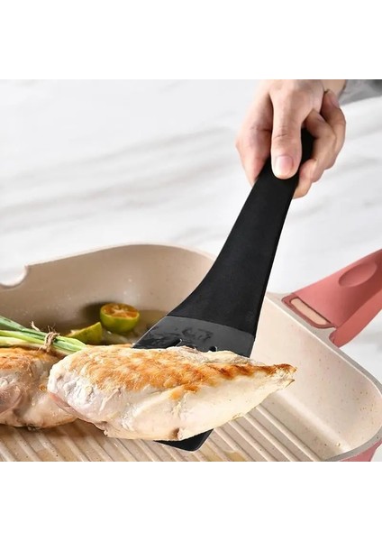 Siyah Kırmızı 3 In 1 Düz Spatula Mutfak Silikon Çeviriciler Araçlar Spatula Ayrılabilir Gözleme Araçları Yapışmaz Anti Haşlanma Pişirme Gereçleri (Yurt Dışından) indirimleri