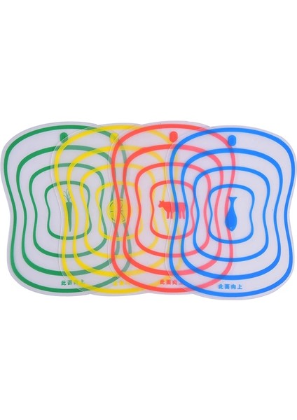 Mavi 41.5X31.5CM Buzlu Şeffaf, Esnek ve Sınıflandırılmış Kesme Tahtası, Mutfak Kesme Tahtası, Plastik Kaymaz Meyve Kesme Tahtası (Yurt Dışından) fırsatları
