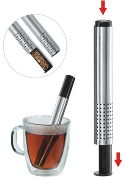 Gümüş Xxl Çay Demlik Süzgeç Örgü Paslanmaz Metal Gevşek Borular Ince Çubuk Yaprak Yapımcıları Cupsteeper Seyahat Çelik Filtre Tüpleri Difüzör Seti (Yurt Dışından) modelleri