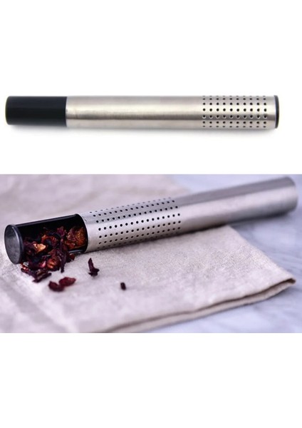 Gümüş Xxl Çay Demlik Süzgeç Örgü Paslanmaz Metal Gevşek Borular Ince Çubuk Yaprak Yapımcıları Cupsteeper Seyahat Çelik Filtre Tüpleri Difüzör Seti (Yurt Dışından) indirimleri