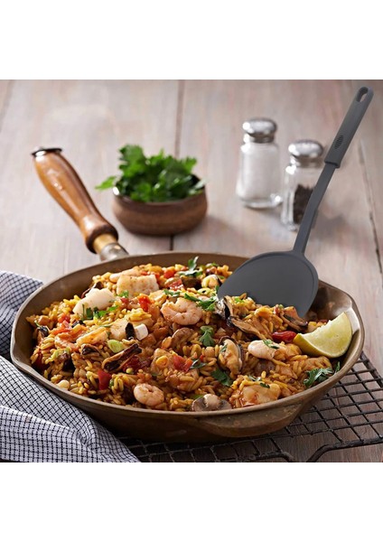 Mavi Ev Pişirme Naylon Spatula Filtre Kaşık Çorba Kaşığı Isıya Dayanıklı Yapışmaz Tencere Yumurta Biftek Hamburger Et Kürek Посуда Для Кухни (Yurt Dışından) fırsatları