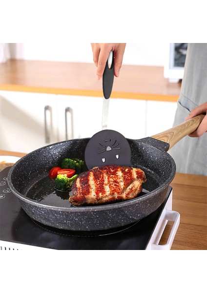 Mavi Ev Pişirme Naylon Spatula Filtre Kaşık Çorba Kaşığı Isıya Dayanıklı Yapışmaz Tencere Yumurta Biftek Hamburger Et Kürek Посуда Для Кухни (Yurt Dışından) indirimleri