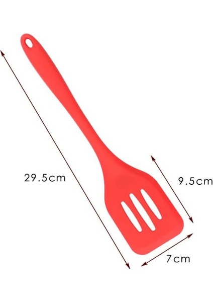 01 Silikon Çeviriciler Alet Spatula Yumurta Balık Kızartma Tavası Kepçe Kızarmış Kürek Oluklu Çeviriciler Mutfak Aletleri Pişirme Gereçleri (Yurt Dışından) fiyatları