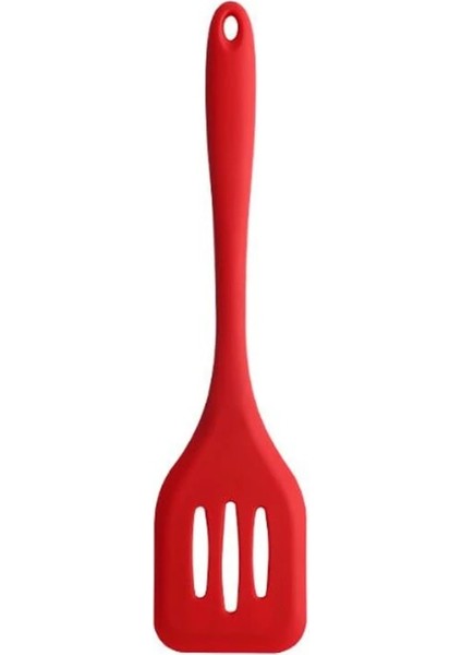 01 Silikon Çeviriciler Alet Spatula Yumurta Balık Kızartma Tavası Kepçe Kızarmış Kürek Oluklu Çeviriciler Mutfak Aletleri Pişirme Gereçleri (Yurt Dışından) fırsatları