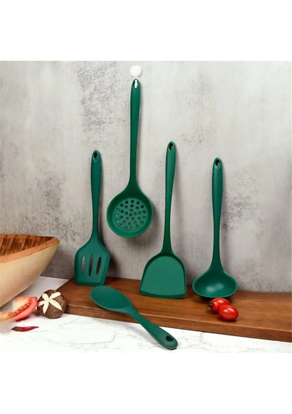 Stil 10 Isıya Dayanıklı Silikon Kaplar Spatula Pota Yumurta Çırpıcı Kürek Kaşık Yapışmaz Mutfak Eşyaları Pişirme Araçları Pişirme Gereçleri (Yurt Dışından)