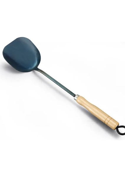 1 Pcs2 Dayanıklı Taşınabilir El Yapımı Demir Yapışmaz Turner Pota Gıda Wok Spatula Kaşık Mutfak Gereçleri Pişirme Gereçler Tencere Eşyaları (Yurt Dışından)