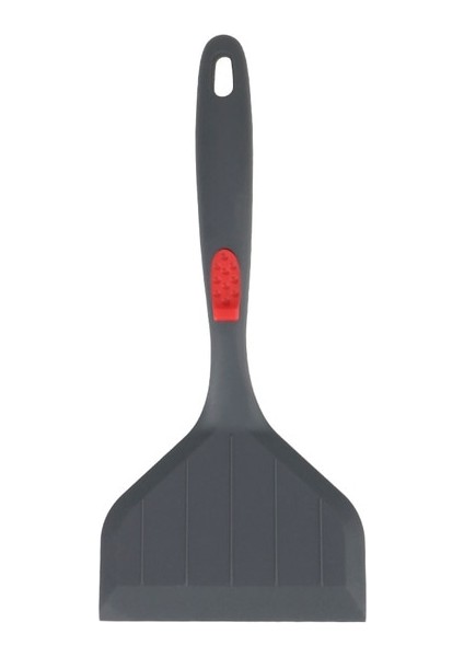 Gri Mutfak Pişirme Aracı Kızartma Tavası Gıda Kaldırıcılar Pişirme Gereçleri Silikon Turner Sığır Yumurta Kazıyıcı Pizza Kürek Yapışmaz (Yurt Dışından)