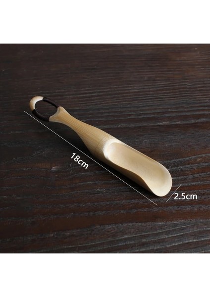 Stil 10 Kaşık Doğal Çay Kaşığı Çay Kongfu Taşınabilir Kepçe Retro Ahşap Mutfak Seti Çay Aksesuarları Çin Tarzı Çay Narin Bambu (Yurt Dışından)