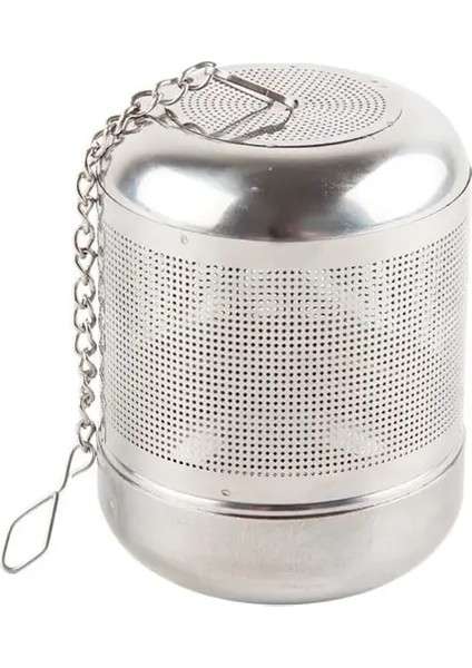 Küçük Zincirsiz Mutfak Örgüsü Çelik Çay Filtresi Teaware Çay Baharatı Kahve Ince Süzgeç Topu Baharat Yaprakları Paslanmaz Demlik Demlik Aksesuarları (Yurt Dışından)