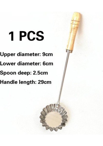 1 Adet Dayanıklı Taşınabilir El Yapımı Demir Yapışmaz Turner Kepçe Gıda Wok Spatula Kaşık Mutfak Gereçleri Pişirme Gereç Tencere Eşyaları (Yurt Dışından)