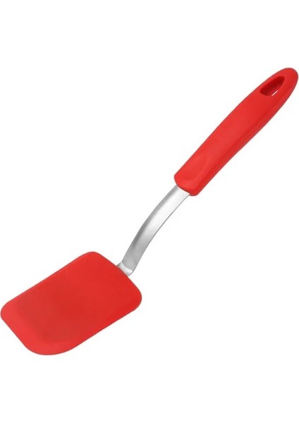 Kırmızı Ev Mutfak Silikon Çeviriciler Kızartma Spatula Yumurta Balık Biftek Kızartma Tavası Kepçe Kızarmış Kürek Mutfak Gereçleri Pişirme Gereçleri (Yurt Dışından)