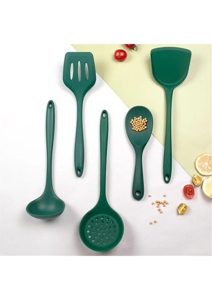 Stil 10 Isıya Dayanıklı Silikon Kaplar Spatula Pota Yumurta Çırpıcı Kürek Kaşık Yapışmaz Mutfak Eşyaları Pişirme Araçları Pişirme Gereçleri (Yurt Dışından)