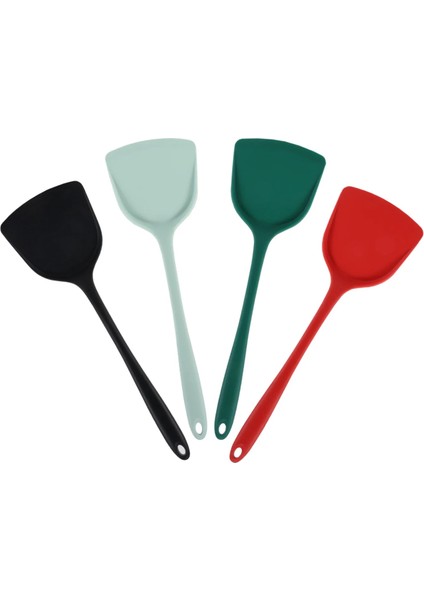 Stil 4 Yapışmaz Silikon Spatula Silikon Mutfak Eşyaları Özel Spatula Yüksek Sıcaklık Dayanımı Dilsiz Pişirme Kızartma Spatula (Yurt Dışından) modelleri