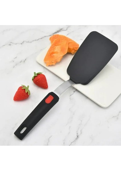 Büyük Yuvarlak Kürek Ev Silikon Turner Mutfak Pişirme Araçları Pişirme Pişirme Balık Kızartma Kızarmış Kürek Spatula Gıda Sınıfı Kızartma Spatula (Yurt Dışından) modelleri