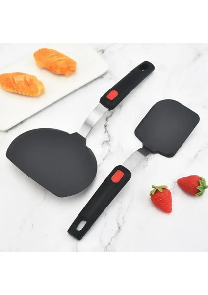 Büyük Yuvarlak Kürek Ev Silikon Turner Mutfak Pişirme Araçları Pişirme Pişirme Balık Kızartma Kızarmış Kürek Spatula Gıda Sınıfı Kızartma Spatula (Yurt Dışından) fırsatları