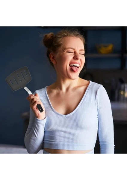 Büyük Yuvarlak Kürek Kızartma Spatula Mutfak Gıda Sınıfı Silikon Turner Pişirme Pişirme Yumurta Balık Kızartma Küreği Yapışmaz Mutfak Ev Pişirme Gereçleri (Yurt Dışından) fırsatları