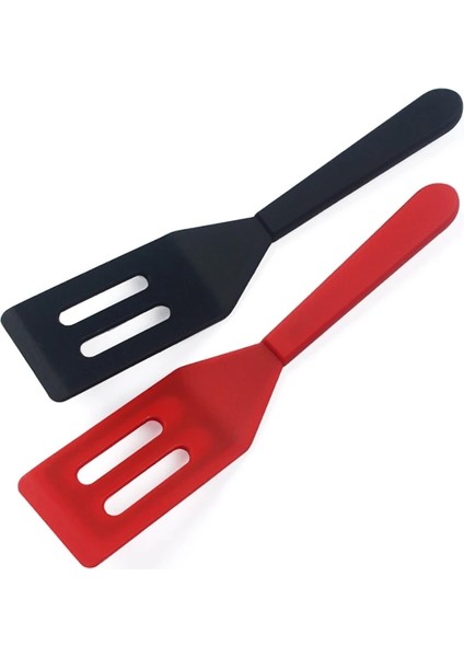Kırmızı 1 Adet Silikon Mutfak Pişirme Turner Oluklu Pişirme Spatula Pişirme Gereçler Yapışmaz Pişirme Gereçleri Ev Mutfak Için (Yurt Dışından) indirimleri