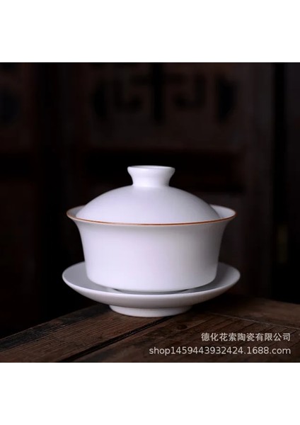 D Sancai Kase Kahve Çay Takımları Seramik Demlik Gaiwan Çay Bardağı Çin Kung Fu Çay Takımları Vintage Zarif Çay Yapımı Seramik Çay Fincanları (Yurt Dışından)