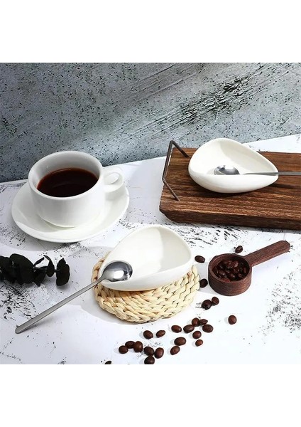 Set Kahve Çekirdeği Dozaj Fincan Seramik Kahve Gereçleri Doz Tepsileri Paslanmaz Kaşık Matcha Tozu Dozaj Kase Seti Mutfak Aksesuarları (Yurt Dışından) fiyatları