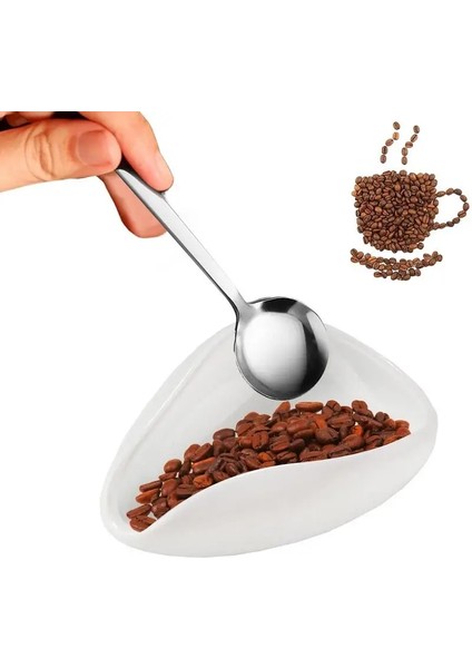 Set Kahve Çekirdeği Dozaj Fincan Seramik Kahve Gereçleri Doz Tepsileri Paslanmaz Kaşık Matcha Tozu Dozaj Kase Seti Mutfak Aksesuarları (Yurt Dışından) fırsatları