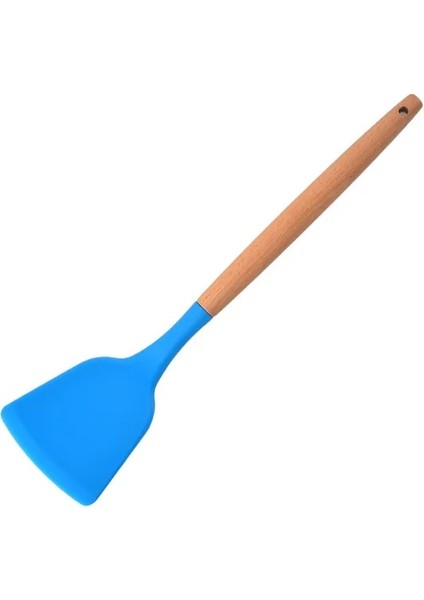 Stil 4 Yeni Silikon Ahşap Saplı Spatula Ev Silikon Pişirme Araçları Yapışmaz Spatula Kürek Mutfak Konfor Kolu (Yurt Dışından)