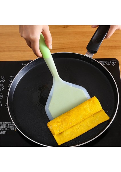 Yeşil Çok Renkli Yapışmaz Kızartma Spatula Silikon Pişirme Kızartma Tavası Kürek Kaşık Ev Kürek Kek Krem Kazıyıcı Mutfak Aletleri (Yurt Dışından) modelleri