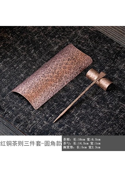 3 Adet/takım Lotus Yaprağı Sanat Bakır Çay Kaşığı Retro Çay Toplama Zen Töreni Caddy Kaşık Kung Fu Çay Seti Aksesuarları Çay Kaşığı Çay Küreği (Yurt Dışından)