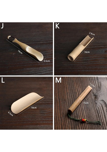 12 Bambu Retro Aksesuarları Çay Tarzı Kaşık Çay Kaşığı Çin Doğal Ahşap Çay Narin Taşınabilir Kepçe Seti Kongfu Mutfak Çay (Yurt Dışından) indirimleri