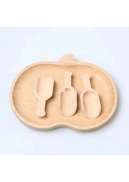 80MM 5 Adet Ahşap Saplı Kepçe Çay Kaşığı Küçük Tuz Kürek Çay Töreni Teaware Aksesuarları Mini Şeker Kaşığı Mutfak Ev Pişirme Aracı (Yurt Dışından)