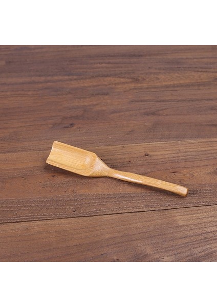 Açık Sarı 17 cm 1 Adet Nefis Bambu Ahşap Kepçe Siyah Sandal Ağacı Çiçek Armut Tavuk Kanadı Çay Kaşığı Özelleştirilmiş Çin Çayı Aksesuarları (Yurt Dışından)