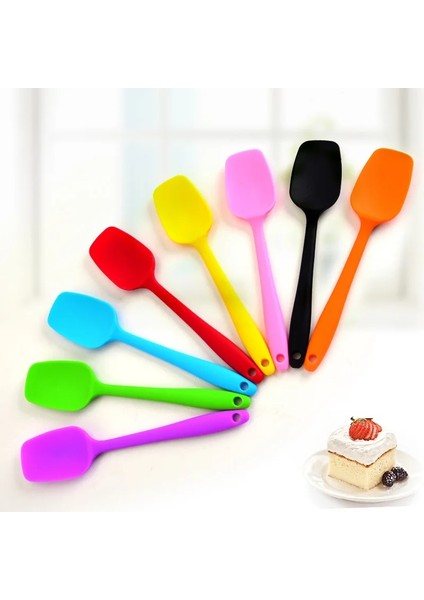 Mavi Yeni Evrensel Isıya Dayanıklı Hepsi Bir Arada Silikon Kazıyıcı Tereyağı Spatula T Spatula Kazıma Krem Karıştırma Kek Pişirme Araçları (Yurt Dışından) fiyatları