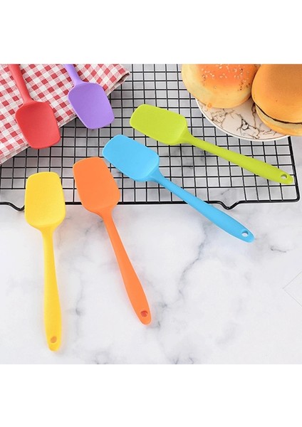 Mavi Yeni Evrensel Isıya Dayanıklı Hepsi Bir Arada Silikon Kazıyıcı Tereyağı Spatula T Spatula Kazıma Krem Karıştırma Kek Pişirme Araçları (Yurt Dışından) modelleri