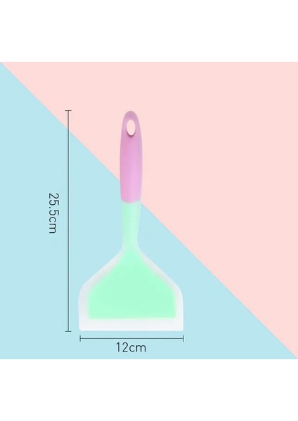 G Silikon Spatula Pişirme Gereçleri Sığır Eti Yumurta Mutfak Kazıyıcı Geniş Pizza Pişirme Araçları Kürek Yapışmaz Spatula Mutfak (Yurt Dışından)