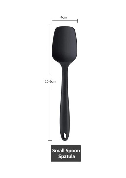 S Kaşık Spatula B Yapışmaz Pişirme Araçları Spatula Silikon Spatula Seti Pişirme Spatula Krem Isıya Dayanıklı Mutfak Eşyaları Kazıyıcı Kek Dekoratör (Yurt Dışından)