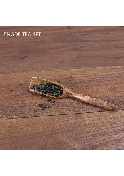 Açık Sarı 17 cm 1 Adet Nefis Bambu Ahşap Kepçe Siyah Sandal Ağacı Çiçek Armut Tavuk Kanadı Çay Kaşığı Özelleştirilmiş Çin Çayı Aksesuarları (Yurt Dışından)