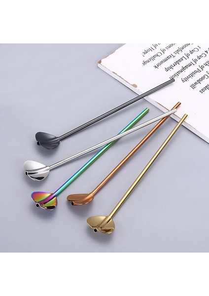 Hayali Renk 304 Paslanmaz Çelik Yerba Mate Saman Filtre Kaşıkları Içme Saman Çay Araçları Süzgeç Kahve Suyu Çay Kepçe Karıştırma Kaşığı (Yurt Dışından) fırsatları
