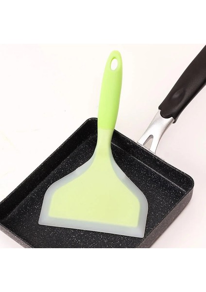 Mor Yeşil Silikon Mutfak Gereçleri Pişirme Gereçleri Spatula Sığır Eti Yumurta Mutfak Kazıyıcı Geniş Pizza Pişirme Araçları Kürek Yapışmaz Spatula (Yurt Dışından) fırsatları