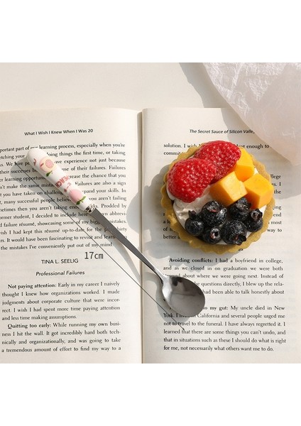 Şeftali Kaşığı Karikatür Paslanmaz Çay Kaşığı Çelik Sevimli Meyve Tatlı Kaşığı Şeker Çay Kaşığı Içecek Sofra Lyzeczka Mutfak Malzemeleri (Yurt Dışından)