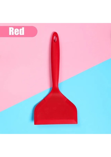 E Silikon Spatula Pişirme Gereçleri Sığır Eti Yumurta Mutfak Yapışmaz Kazıyıcı Geniş Pizza Pişirme Araçları Kürek Spatula Mutfak (Yurt Dışından)