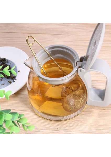 2 Adet 2.3x1.7 Inç Paslanmaz Çelik Çay Demlik Küre Kilitleme Baharat Çay Topu Süzgeç Örgü Demlik Çay Filtresi Süzgeçler Mutfak Aksesuarları (Yurt Dışından)