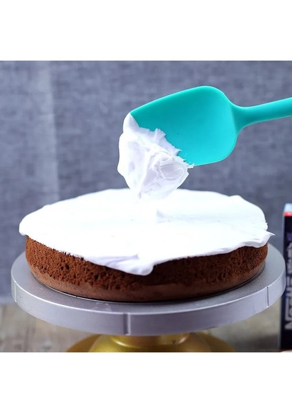 Mor 21 cm Isıya Dayanıklı Entegre Kolu Silikon Kaşık Kazıyıcı Spatula Dondurma Kek Mutfak Aracı Gereçler Bakeware (Yurt Dışından) indirimleri