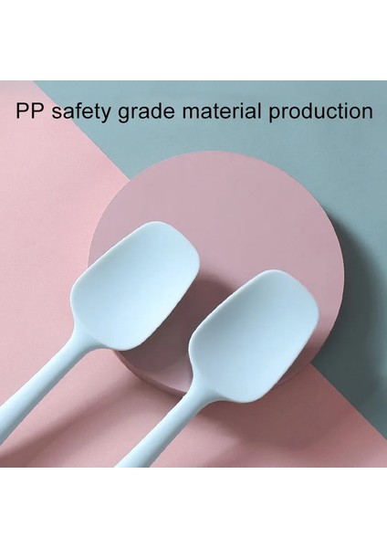 Pembe 21 cm Sıcak Evrensel Isıya Dayanıklı Entegre Kolu Silikon Kaşık Kazıyıcı Spatula Dondurma Kek Mutfak Aracı Gereçler (Yurt Dışından) indirimleri