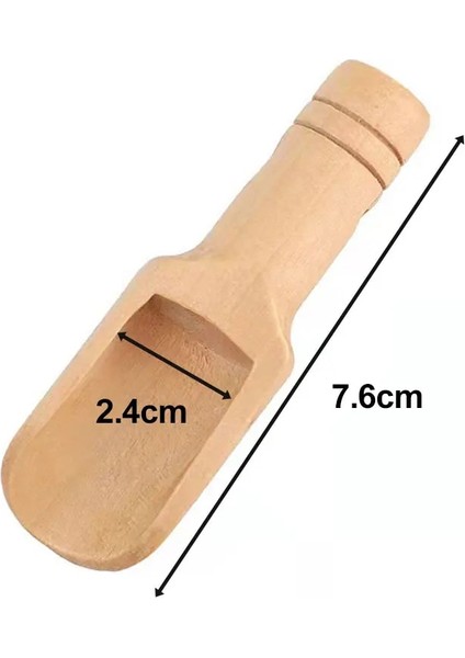 Çeşni Kaşıkları Mutfak Dagdet Lotus Ahşap 2.4x7.8 cm Tahta Kaşık Şeker Baharat Baharat Kaşığı Süt Tozu Kepçe (Yurt Dışından) fırsatları