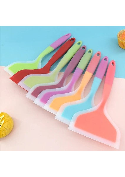 F Silikon Spatula Pişirme Gereçleri Sığır Eti Yumurta Mutfak Kazıyıcı Geniş Pizza Pişirme Araçları Kürek Yapışmaz Spatula Mutfak (Yurt Dışından) fiyatları